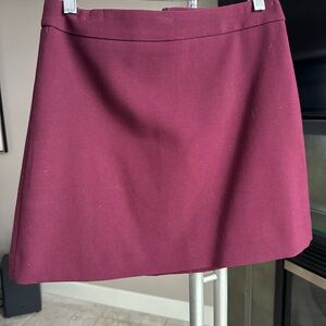 Express Rich Burgundy Mini Skirt